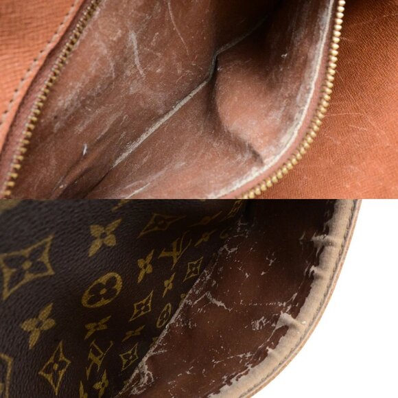 LOUIS VUITTON Trocadero 27 Shoulder Bag Monogram Leather Brown - Picture 15 of 16